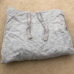 Plain gray hoodie